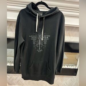 Melvin’s Surf Shop Eclectic Midweight Hooded Sweatshirt Dress XL